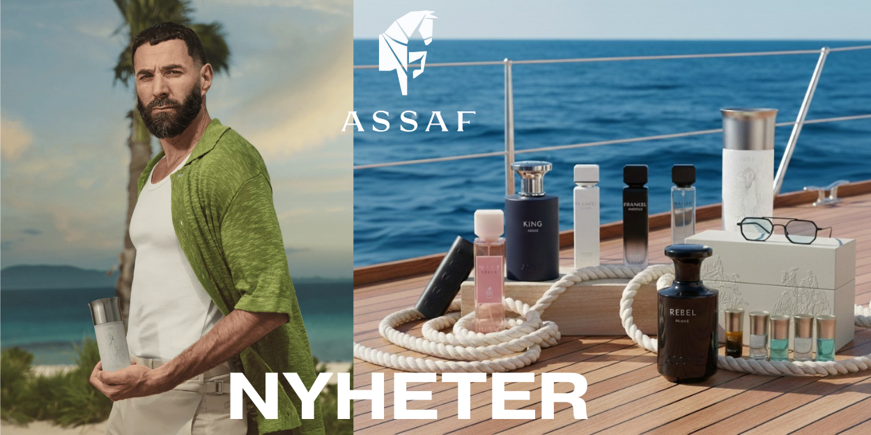 Assaf lanseres hos oss, eksklusiv parfyme med høy konsentrasjon og sterke dufter!