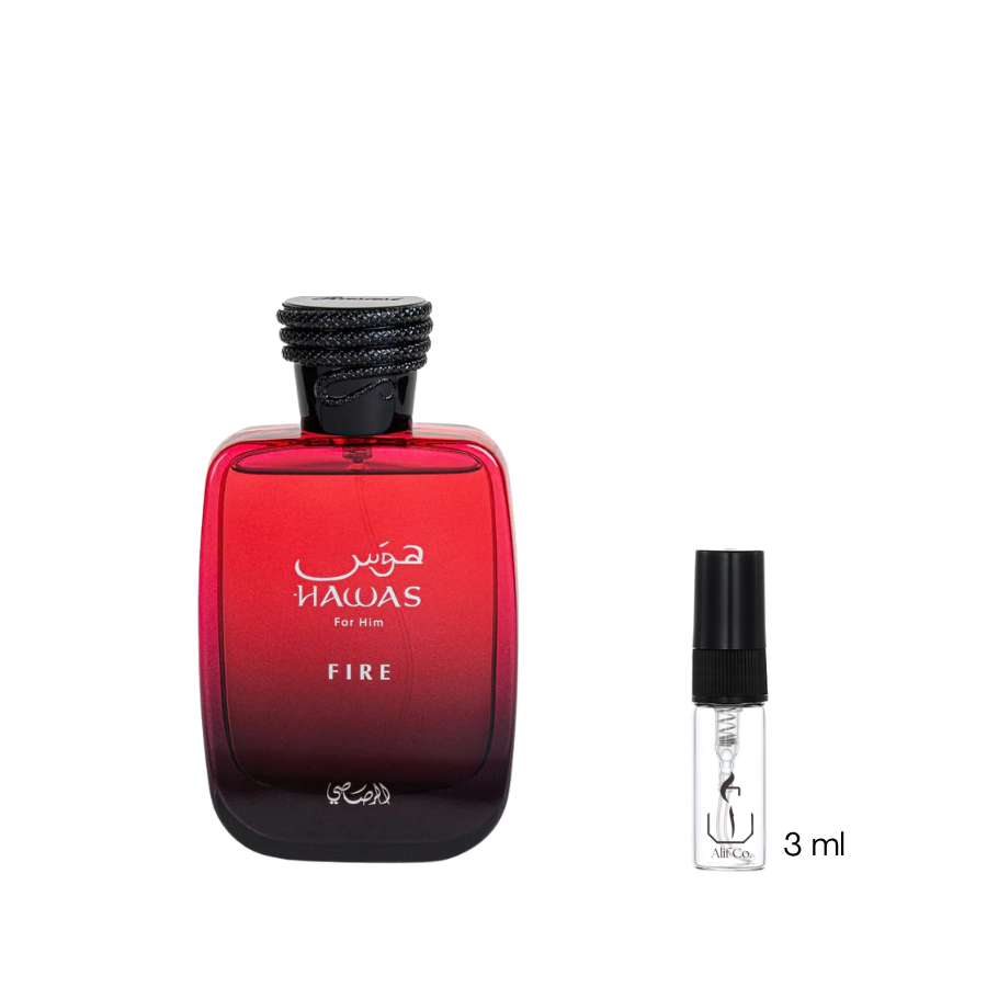 Rasasi Hawas Fire 3 ml dekant