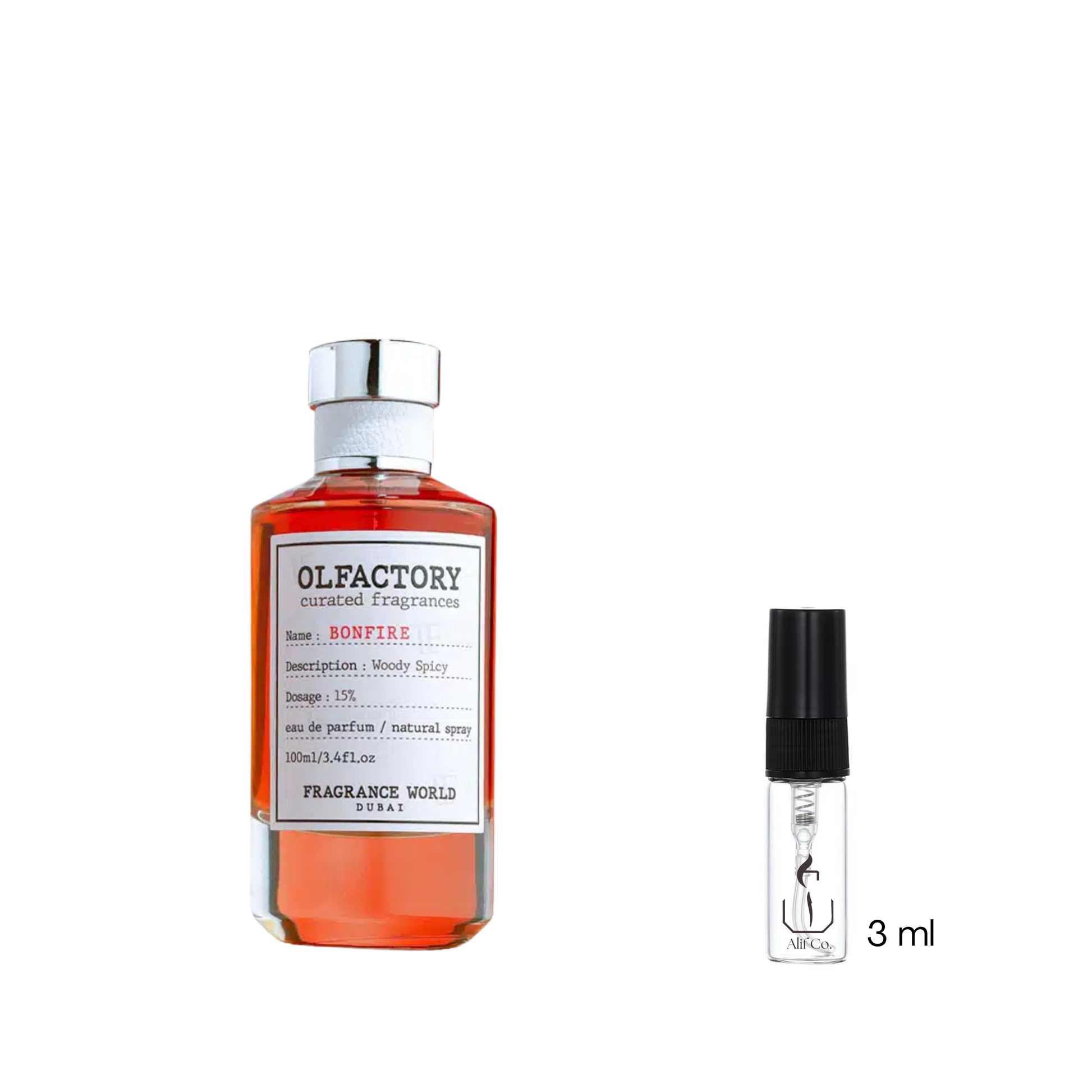 Olfactory Bonfire Fragrance World EDP 3 ml