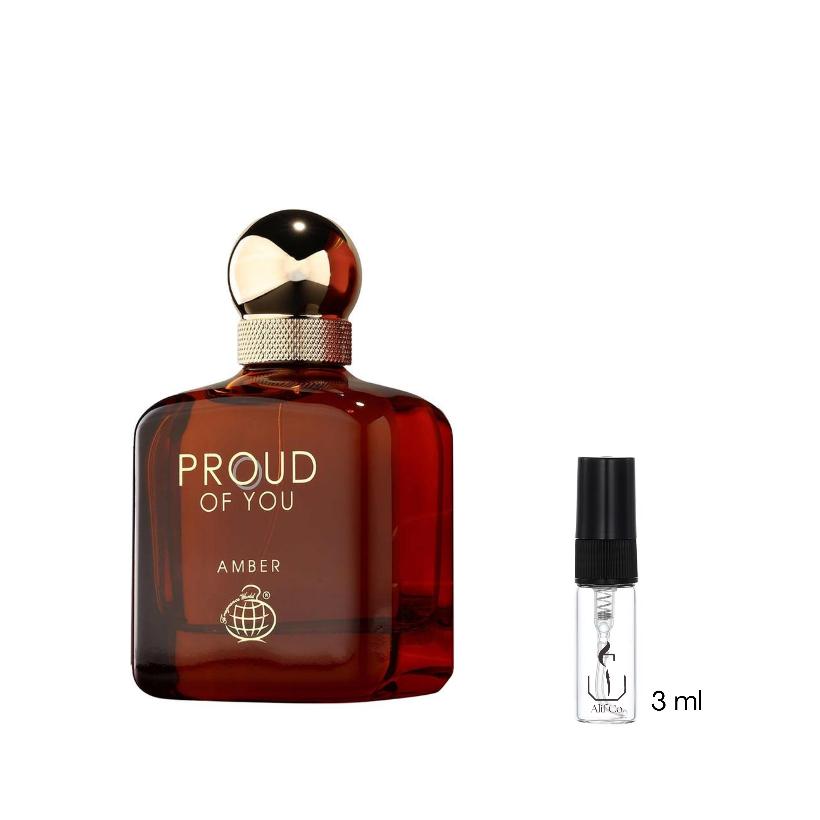 Proud of you amber Fragrance World EDP 3 ml