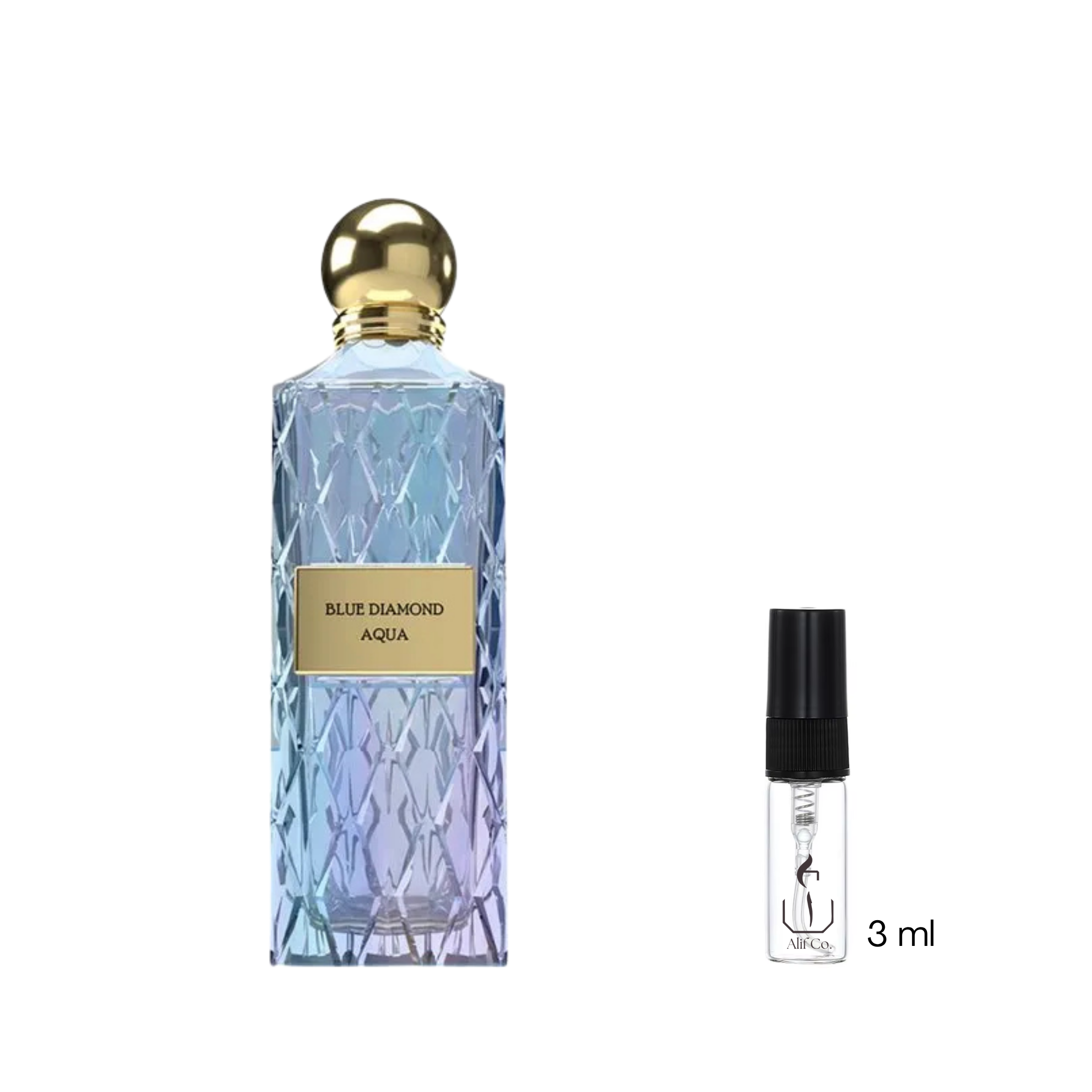 Blue Diamond Aqua Ibraheem Al-Qurashi EDP 3 ml