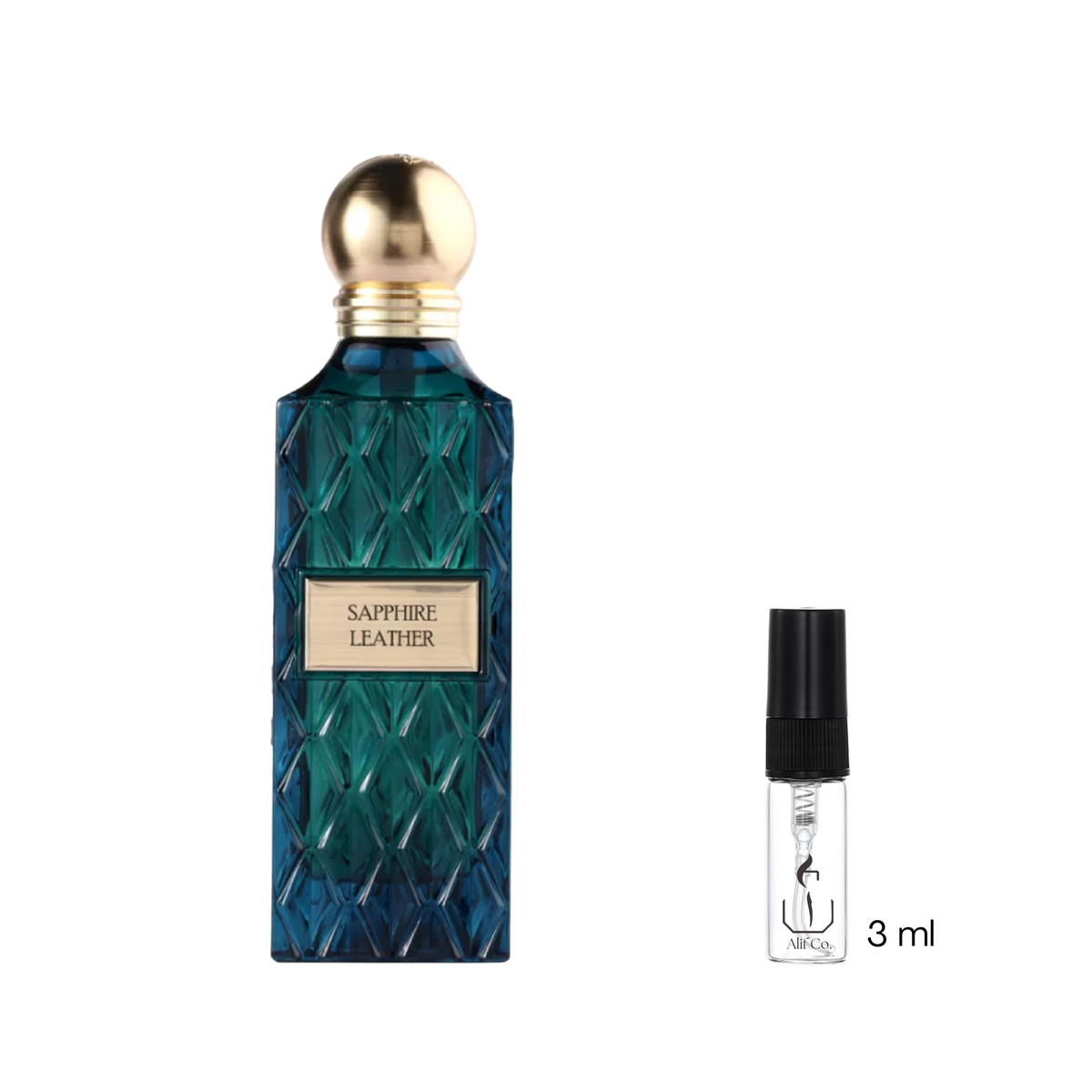 Sapphire Leather Ibrahim Al-Qurashi EDP 3 ml