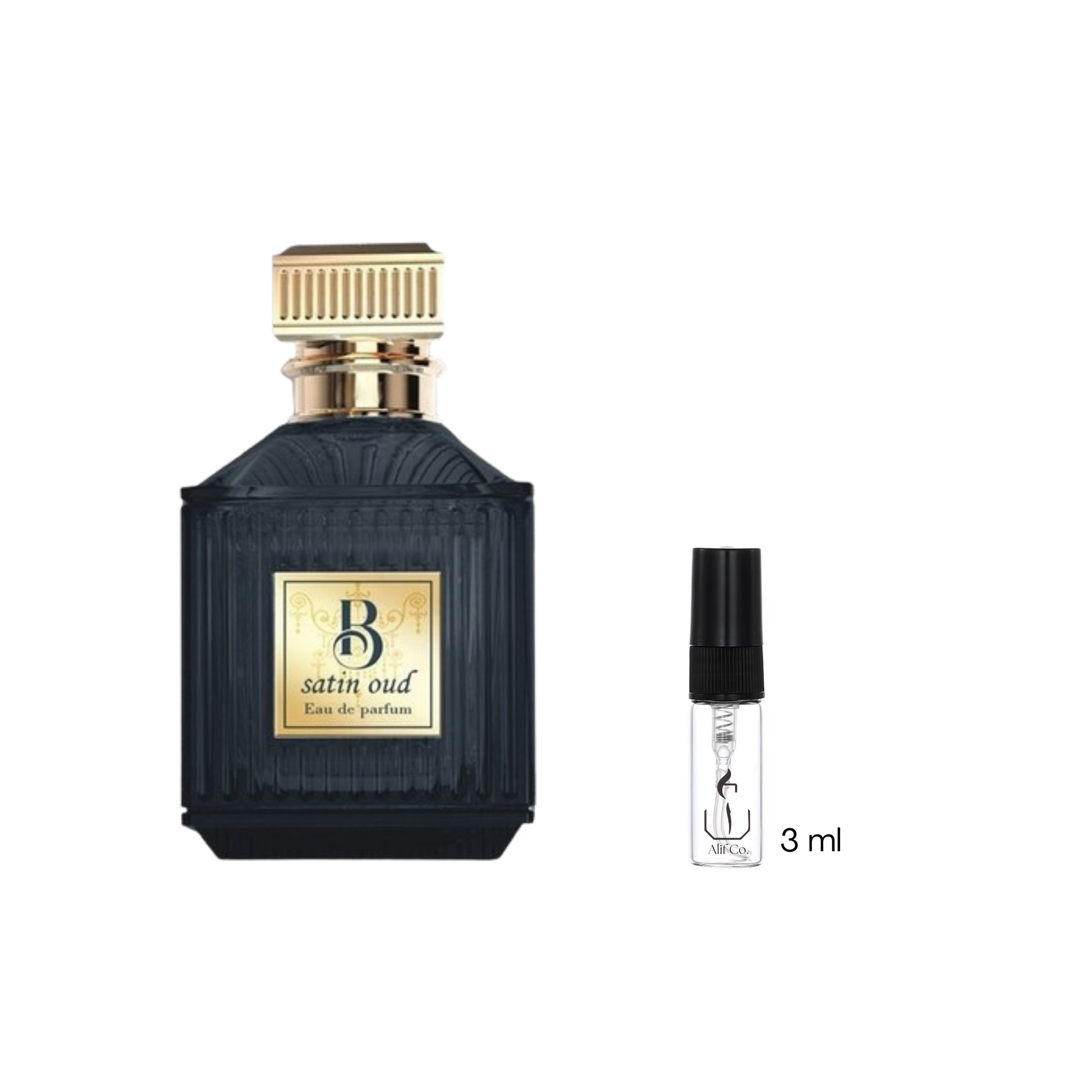B Satin Oud Fragrance World EDP 3 ml