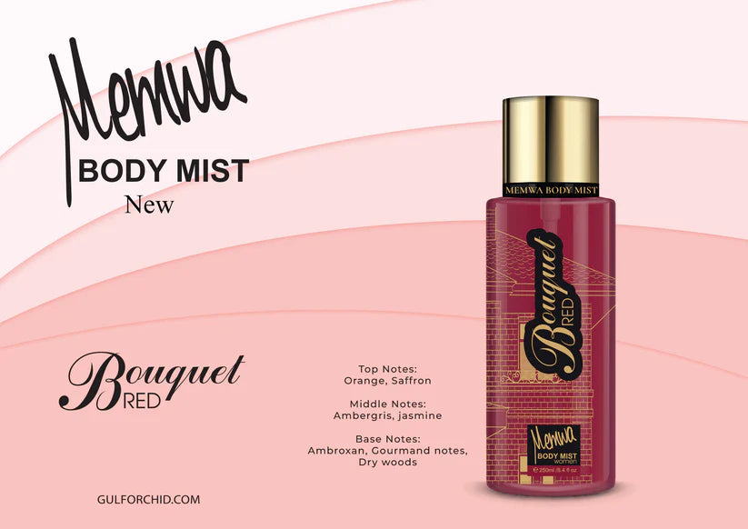 Bouquet Red Memwa Fragrance Body Mist 250ml