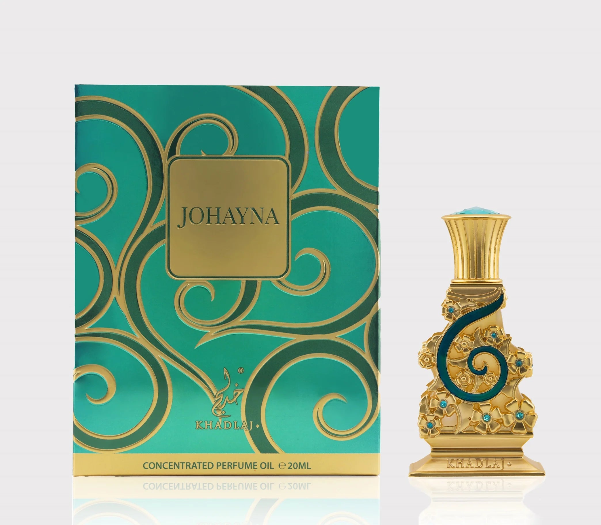 Khadlaj Johayna Green Perfume Oil 20 ml